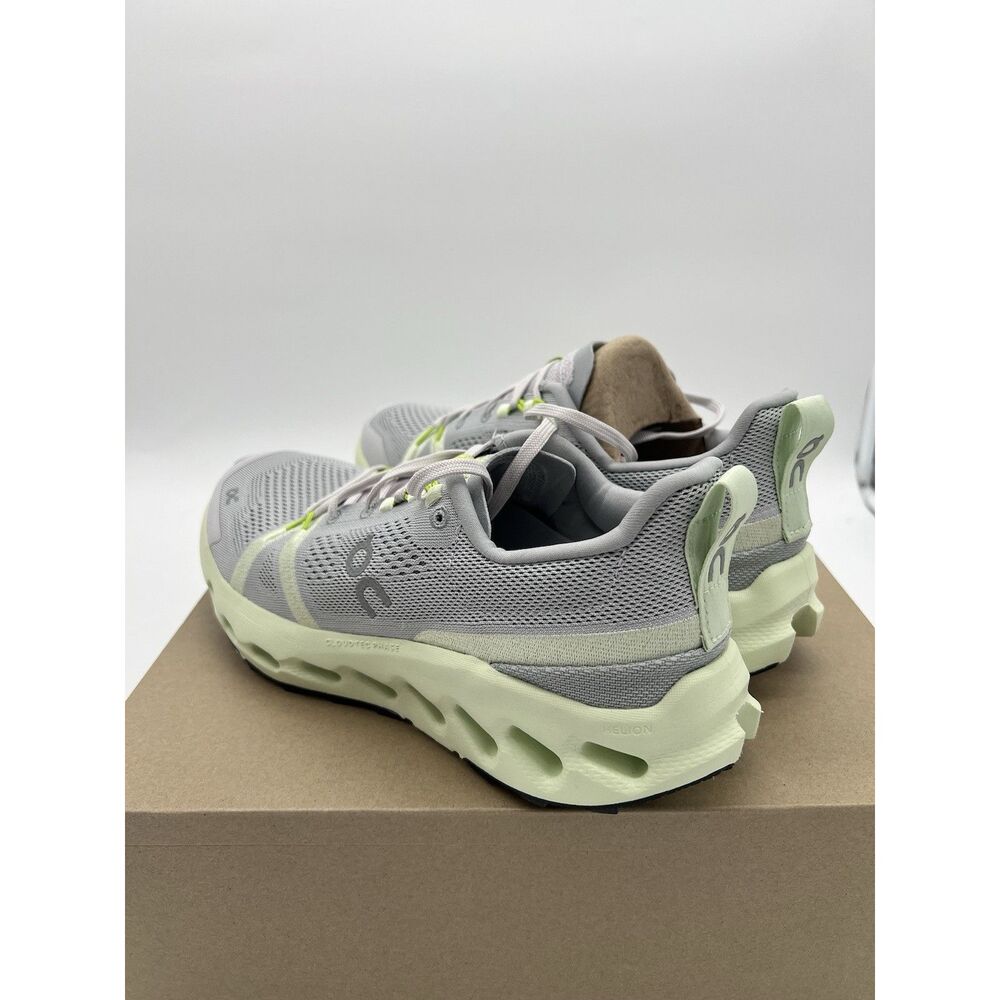 On Cloudsurfer Women's Size 8 Frost/Lima Trail Sh… - image 5